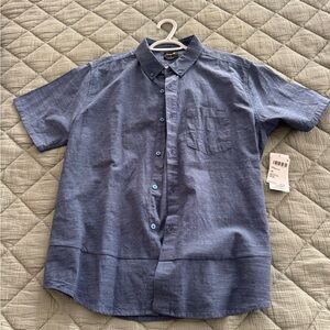 Hurley Casual Blue Button Down Shirt